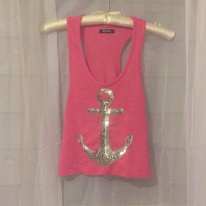 Sequin Anchor Top